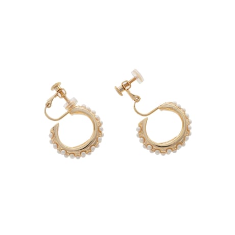 【Sea'ds Mara】Twinkle hoop earrings[26A4-67E]