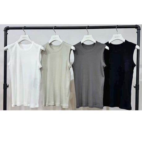 【PRIORITY】RIBタンクトップ　［P61150TW］