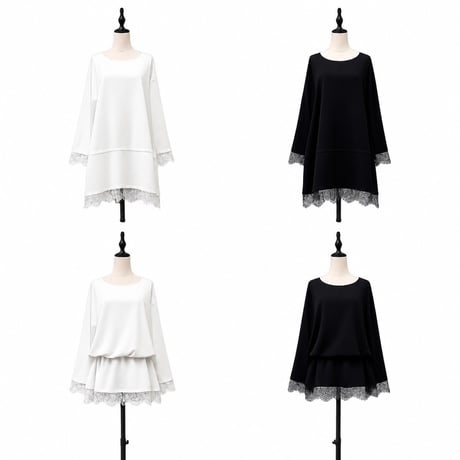 【siro de labonte】2way lace docking pullover［R653209］