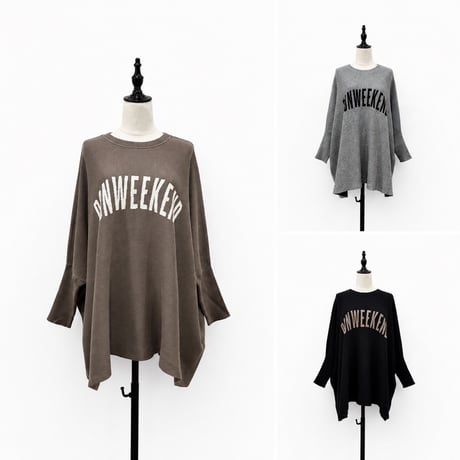【siro de labonte】BON WEEKEND poncho pullover［R653105］