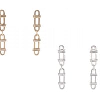 【Sea'ds Mara】Frame link chain　Earring　　[27A1-19E]
