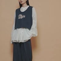 【CYAN tokyo】サイドリブジャージーベスト［710556］