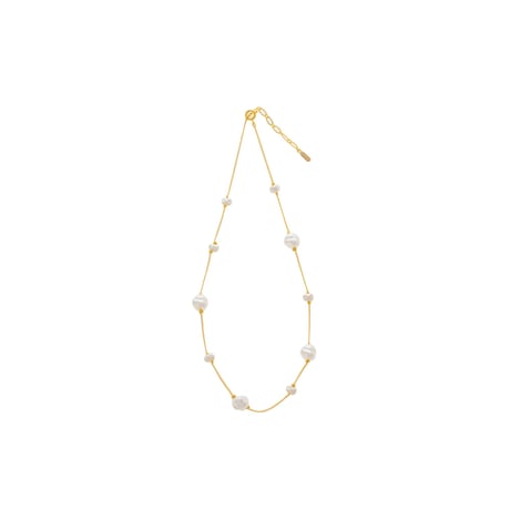 【Sea'ds Mara】Floating pearl necklace[26A4-72]