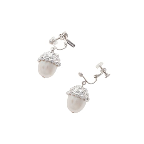 【Sea'ds Mara】Acorn pearl earrings [26A4-63E]
