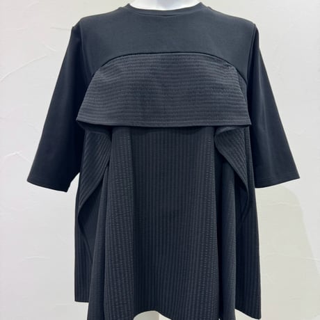 【CYAN tokyo】サッカーストライプコンビTOPS［710585］