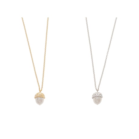 【Sea'ds Mara】Acorn pearl necklace [26A4-62]