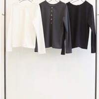 【LeMelange】シアージャガードヘンリーネックTee［8711006］