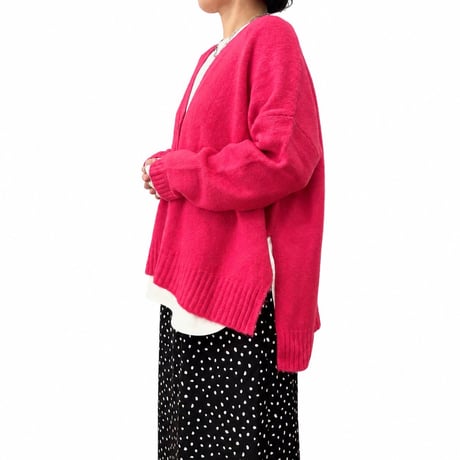 【siro de labonte】side slit cardigan［R653108］