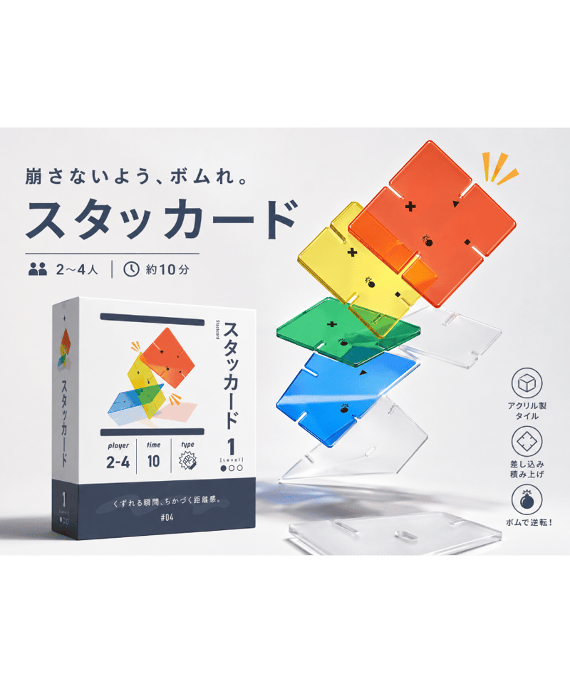 スタッカード | boys in the band boardgame