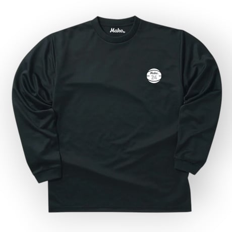 PB long tee【DRY】black