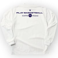 PB long tee【DRY】white