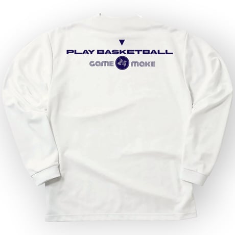 PB long tee【DRY】white