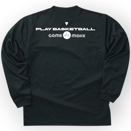 PB long tee【DRY】black