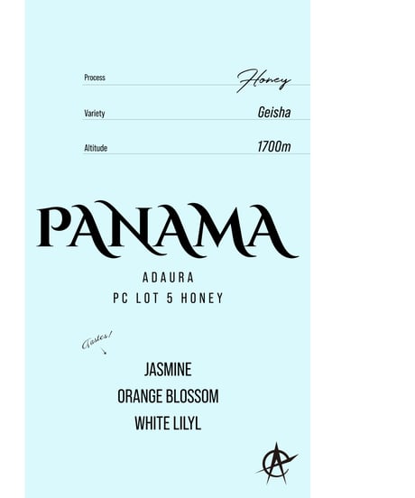 Panama Adaura PC Lot 5, Geisha - Honey