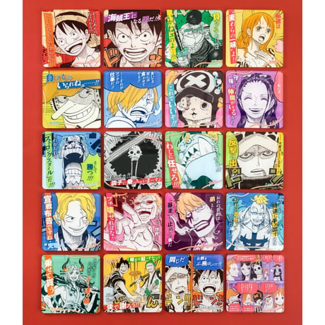 【ONE PIECE】ワンピース SHONEN JUMP SHOP 上海 ジャンプショップ中国限定 「始動」アクリルコースター コレクション（全20種）