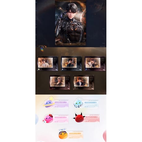 在庫販売【恋と深空】中国発売 留影カード5枚セット / アクリル名札5点セット /マヒル・終極兵器ポストカード（全3種）