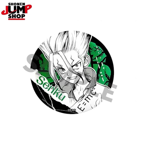 【Dr.STONE】SHONEN JUMP SHOP 上海 ジャンプショップ中国限定 原画 デコレクション缶バッジ 第1弾 （全16種）