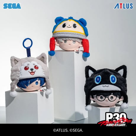 【『ペルソナ』シリーズ30周年記念 × SEGA】PERSONA 30th かぶりもの付き お団子ぬいぐるみキーホルダー（全3種）