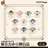 【刀剣乱舞ONLINE × 天聞角川】Touken Ranbu 中国限定発売 御伴散歩 トレーディングミニアクリルスタンド BOX C（全10種）