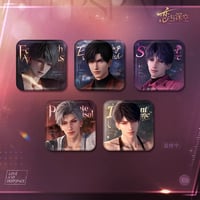 10/05正午〆【恋と深空】中国公式通販「只此一刻」シリーズ スクエア缶バッジ（全5種）