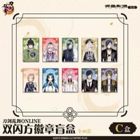 【刀剣乱舞ONLINE × 天聞角川】Touken Ranbu 中国限定発売 グリッター トレーディングスクエア缶バッジ BOX C（全10種）