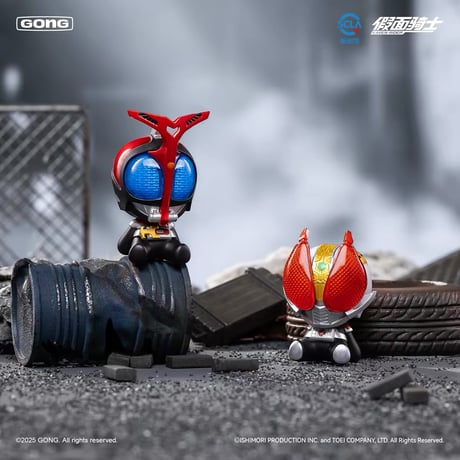 【仮面ライダー × 共鳴GONG】POP MART 中国発売 トレーディング 超ミニフィギュア マグネット付き 第一弾（全10+1種）