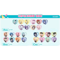 【プロジェクトセカイ カラフルステージ！ feat. 初音ミク】プロセカ 中国「光の讃歌 」 POP-UP SHOP ハート型缶バッジ（全26種）