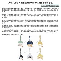 【購入希望数調査中】【Dr.STONE × 南漫社】ドクターストーン 中国限定発売 トレーディング お団子 ぬいぐるみキーホルダー マスコット（全6種）