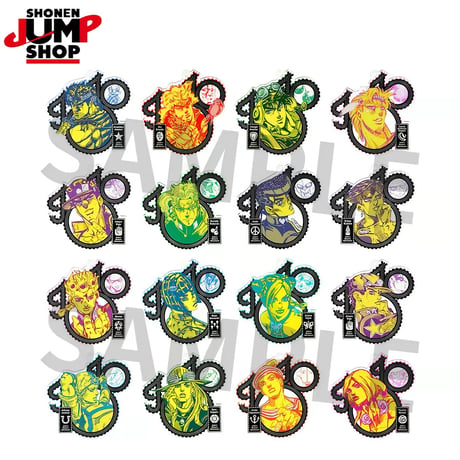 【ジョジョの奇妙な冒険】SHONEN JUMP SHOP 上海 ジャンプショップ中国限定 Brilliante アクリルキーホルダー（全16種）