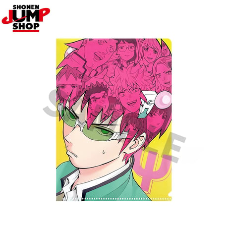 【斉木楠雄のΨ難】SHONEN JUMP SHOP 上海 ジャンプショップ中国限定 カラーイラスト クリアファイル（全1種）