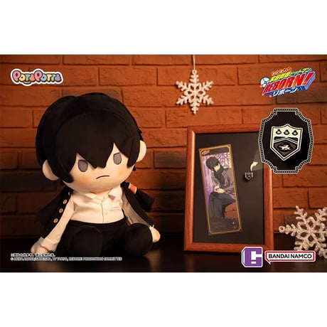 【家庭教師ヒットマンREBORN!リボーン × 万代】中国発売 POTEPOTTE 約35cm ぬいぐるみ 雲雀恭弥（小物セット付き）