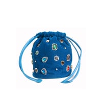 beej__Velvet jewelry bag_Blue