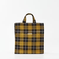 beej_Tartan ck_BoxBag_Yellow