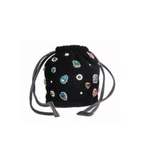 beej__Velvet jewelry bag_Black