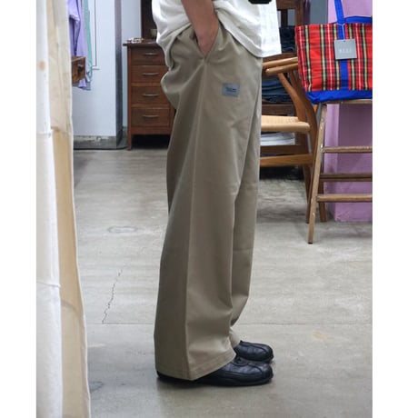 MINE Cotton Wide Straight Seamless Pants