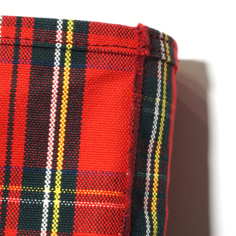 A.D.A.N Tartan Check Canvas Tote Bag