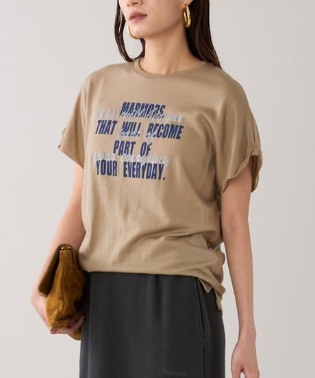 marmors  wool logo T-shirt