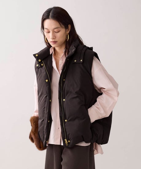 marmors hooded down vest