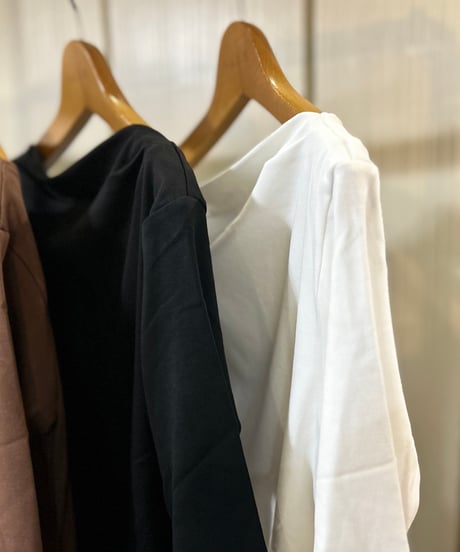 mica＆deal ドレープネックプルオーバー