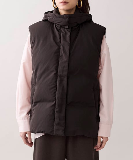 marmors hooded down vest