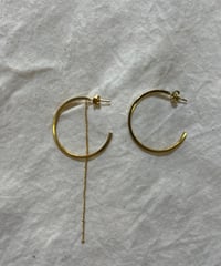 import アシメフープピアス