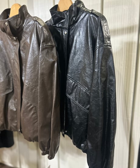 cafune フェイクレザージャケット