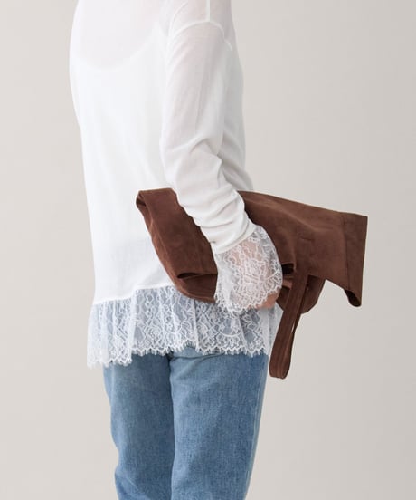marmors frill lace pullover
