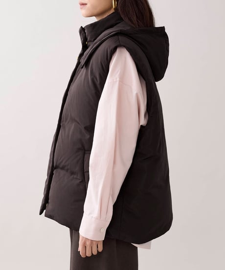 marmors hooded down vest