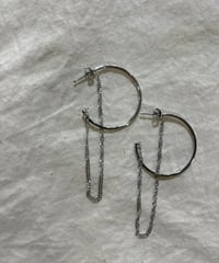 importフープチェーンピアス