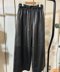 【完全受注生産】SALE PLUS JAPAN レザーワイドパンツ