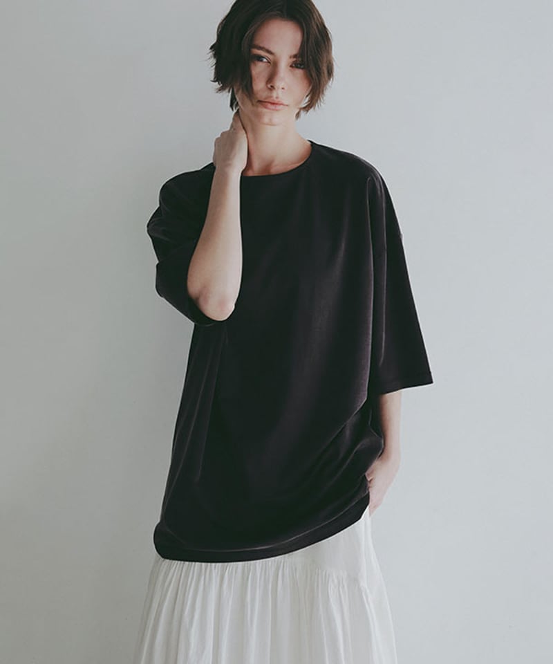ETRE TOKYO キュプラジャージオーバーサイズTee | SLOW