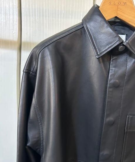 【完全受注生産】SALT PLUS JAPAN オーバーサイズレザーシャツ