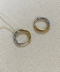 import シルバー×ゴールドピアス