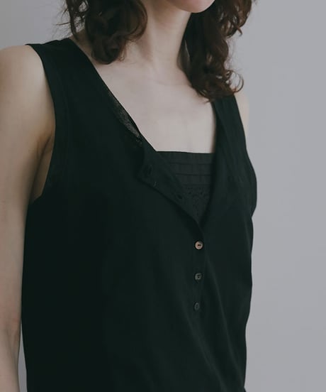 ETRE TOKYO ダブルニットヘンリータンクトップ